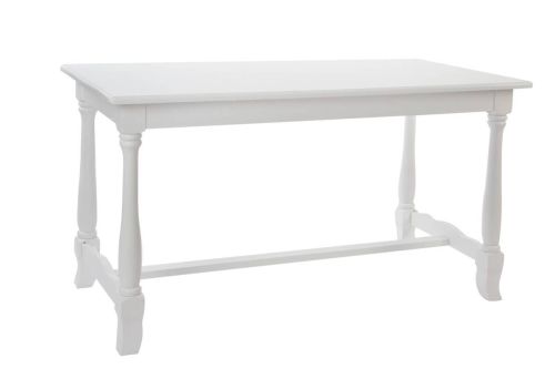 Mesa de Comedor en Madera Blanca 180 cm MB-196118