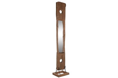 Espejo Decorativo de Teca y Cristal Pieza Única ES-217925