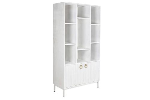 Estantería de Salón Blanca con 2 Puertas MB-200593
