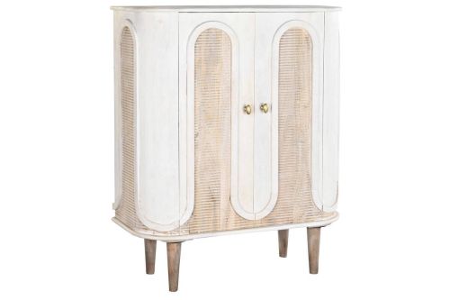 Aparador de Madera de Mango Blanco 92 cm MB-200599