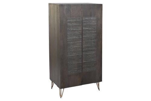 Armario de Madera de Mango 70 cm marrón MB-202259