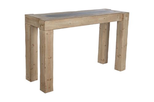 Consola de Madera Natural Abeto MDF MB-209219