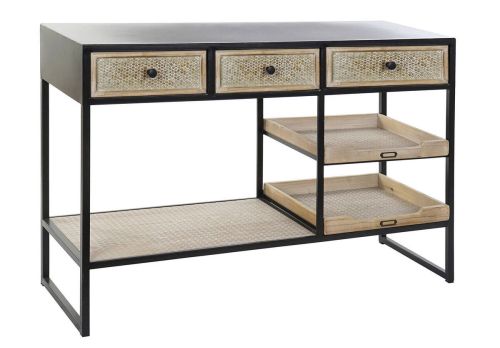 Consola de Metal y Madera con Cajones MB-211202