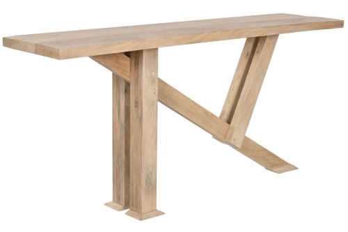 Consola de Madera de Mango Natural 175 cm MB-212692