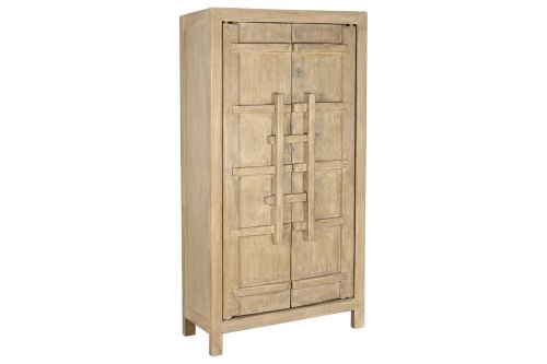 Armario de Madera de Olmo Natural 2 Puertas MB-213718