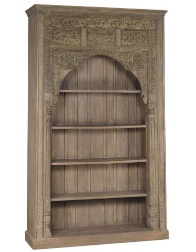 Estantería de Teca Tallada 4 Estantes MB-217962
