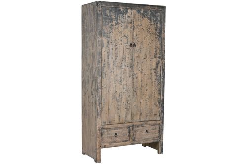 Armario de Olmo Macizo con 2 Puertas MB-219973