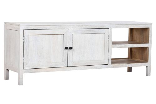 Mueble TV Estructura de Mango Blanco de 160 cm MB-220149