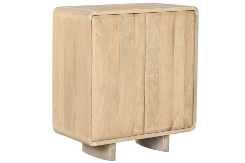 Aparador de Roble Natural 80 cm 2 Puertas Natural MB-221378