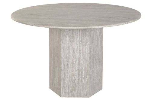 Mesa de Comedor Redonda con Granito y Base MDF MB-223069