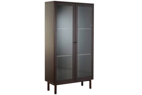 Vitrina de Salón en MDF con Puertas de Cristal MB-224127