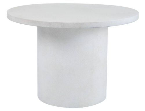Mesa de Comedor Redonda Estructura de GRC Crudo MB-224560