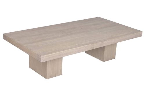 Mesa de Centro de Madera Olmo Macizo 170 cm Natural MB-226317