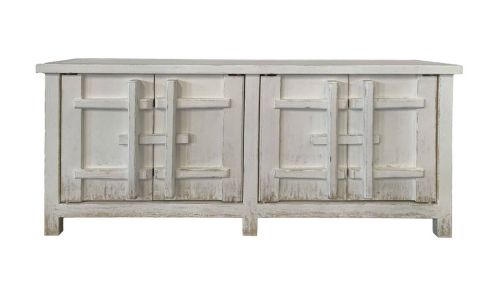 Aparador de Olmo Macizo Blanco 230 cm MB-226325