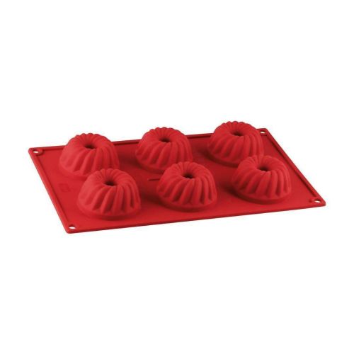 Molde de Silicona para 6 Bizcochos