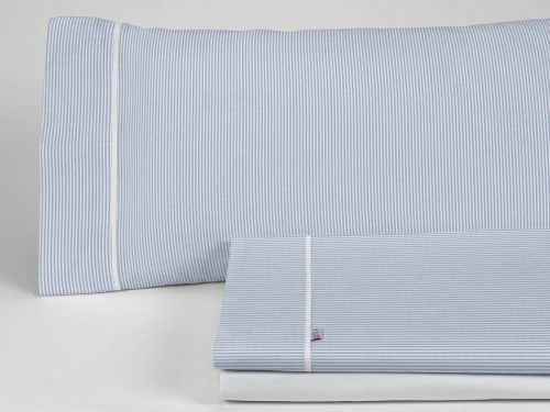 Juego de Sábanas 200 hilos Cama 90 GRETA Azul