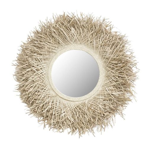 Espejo PANDAN decorativo Circular de Fibras Naturales 10-38