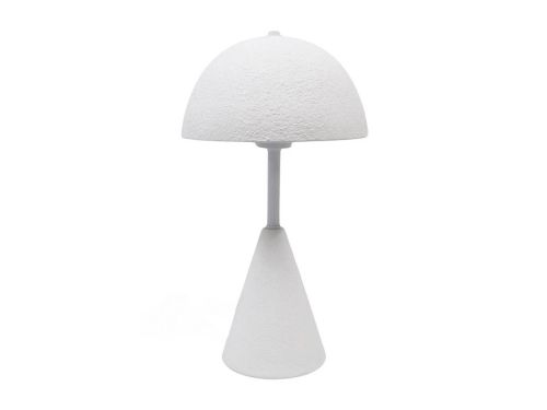 Lámpara de Sobremesa 40 cm Blanca de Cerámica y Metal VESTA 57-792
