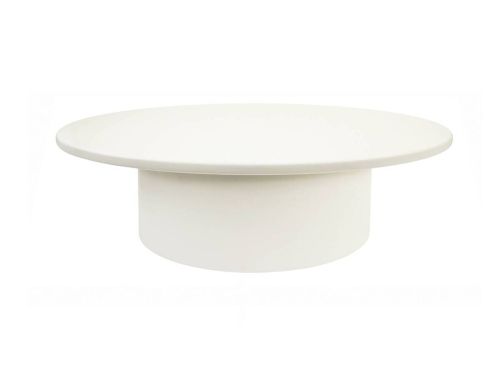 Mesa de Centro 100x60 cm en DM Lacado Blanco ZUBERI 39-409