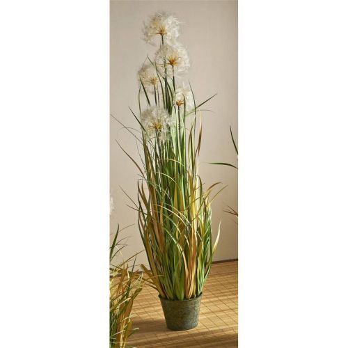 Planta Decorativa Artificial Diente de León 150 cm Verde y Natural 04-231