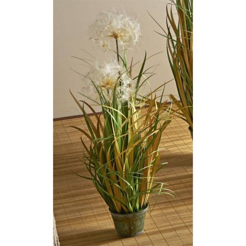 Planta Decorativa Artificial Diente de León 80 cm Verde y Natural 04-229