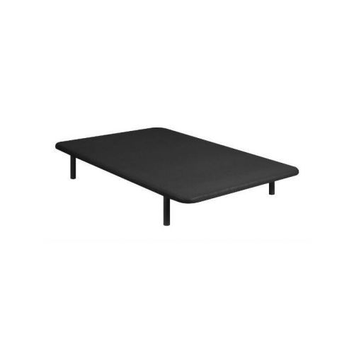 Divanlín Base Tapizada Tejido 3D Color negro 150x190 cm DL12086