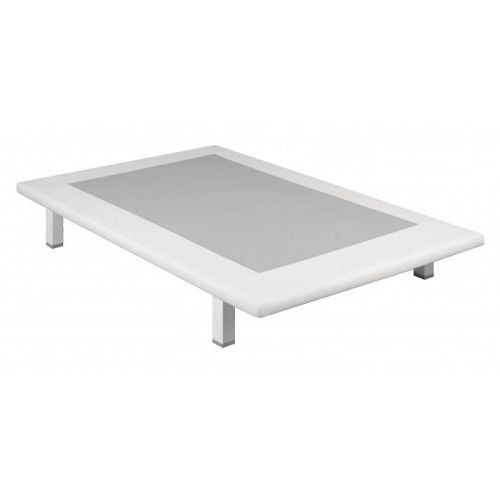 Divanlín 90x190 cm Tapizado en Polipiel en color Blanco Pikolin