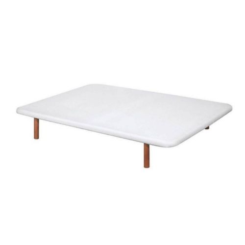 Divanlín Base Tapizada Blanco 105x190cm DL27053