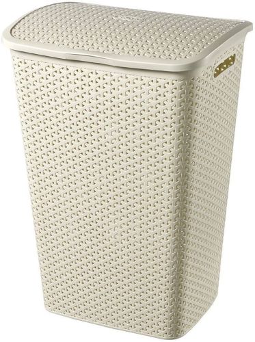 Cesto de ropa 55L MYSTYLE vintage blanco CURVER 216582