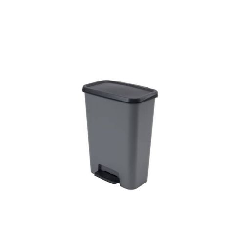 Cubo de Basura 50L Gris Antracita Compatta 249810