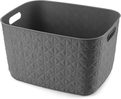 Cesto de Ropa 19L en color Gris Oscuro SOFTEX