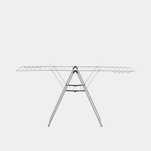 Tendedero de Ropa Plegable con Alas Ajustables HANGON METALLIC GREY 403484