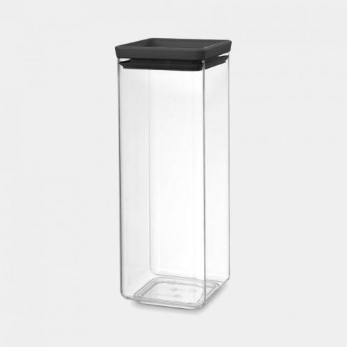 Bote Cuadrado 2,5 L Tasty + Dark Grey BRABANTIA