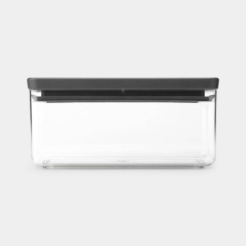 Recipiente Apilable 1,5 Litros Tasty + Dark Grey BRABANTIA