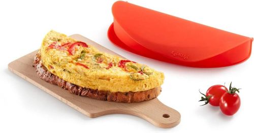 Molde para Tortilla de Silicona Platino Rojo LEKUE 882906