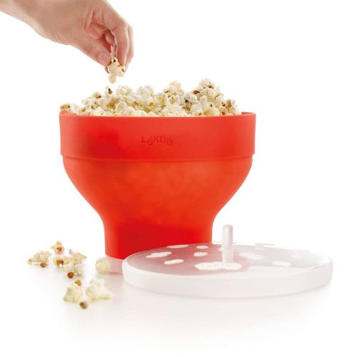 Molde Palomitas Silicona Plegable Rojo LEKUE 881640
