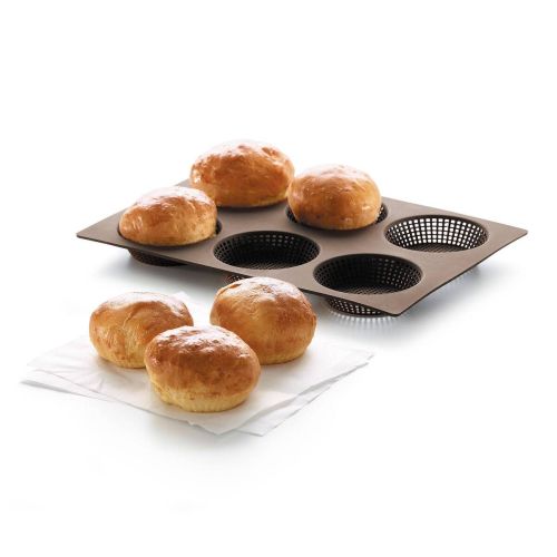 Molde para Panecillos de Silicona Marrón LEKUE 882661