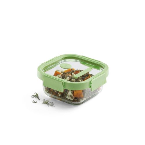 Recipiente Hermético de Vidrio 800ml Cuadrado LEKUE 884009