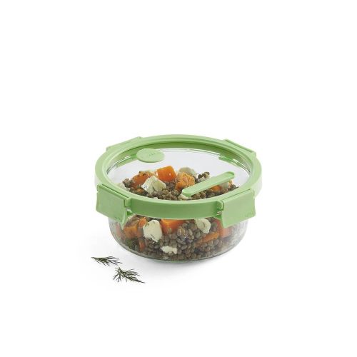 Recipiente Hermético de Vidrio 950ml Redondo LEKUE 884085