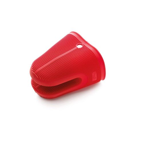 Pinza de Cocina Silicona Platino Resistente Roja LEKUE 884764