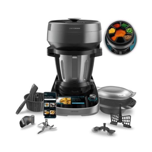 Robot de Cocina Multifunción 1700 W 45 Funciones con Cesto para Hervir Mambo CooKing Victory CECOTEC 04700
