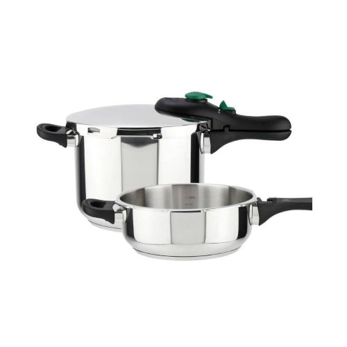 Set Ollas a Presión Súper Rápidas Acero Inoxidable DYNAMIC 3+6L