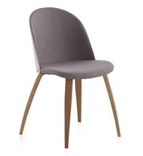 Silla tapizada en tela color lino GABAR VIVE modelo 8326