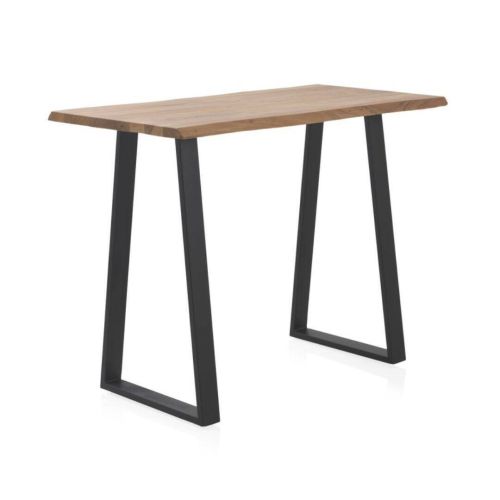 Mesa de Bar GABAR Rectangular de Madera de Acacia Maciza Color Natural GABAR 10830