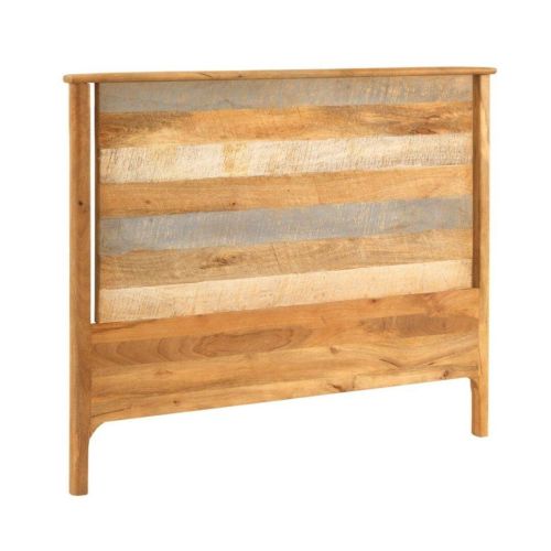 Cabezal de Madera Maciza de Mango 145 cm Gris GABAR 10711