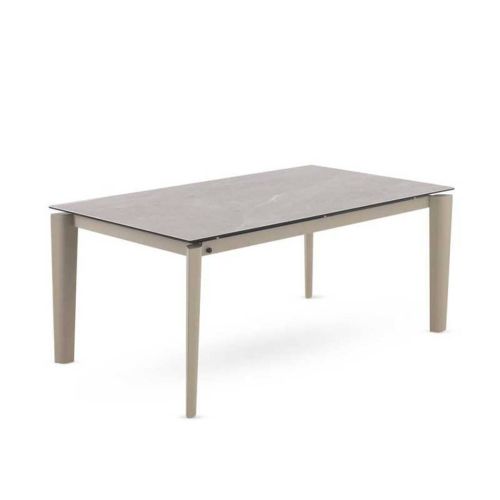 Mesa de Comedor Extensible Cerámica Fior di Bosco Topo GABAR 11604