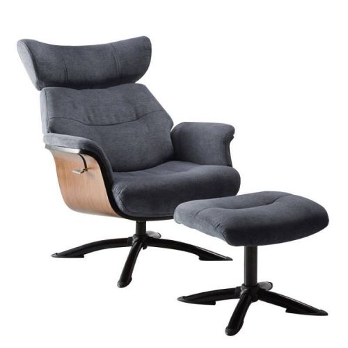 Sillón con Mecanismo Reclinable y Puff OSAKA