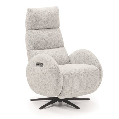 Sillón Relax Eléctrico 2 Motores en Tela Beige con USB AMSTERDAM