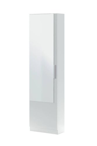 Zapatero blanco artik con espejo y 1 puerta 007864A