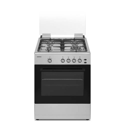Cocina de Gas 4 Fuegos INFINITON con Horno INOX CC61EHX